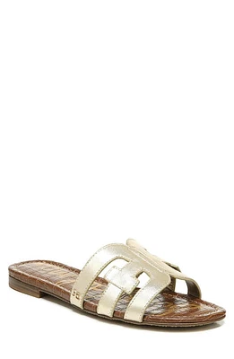 Sam Edelman Bay Cutout Slide Sandal - Wide Width Available Molten Gold at Nordstrom,