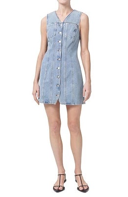 AGOLDE Trina Sleeveless Denim Minidress Balance at Nordstrom,