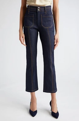 Cinq à Sept Dorothea Flare Jeans Indigo at Nordstrom,