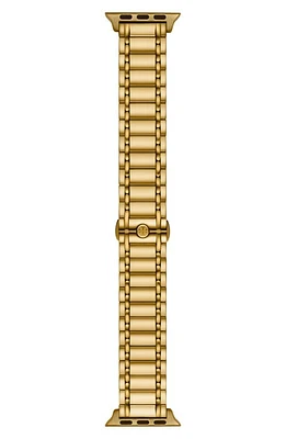 Tory Burch The Miller 20mm Apple Watch Watchband in Gold at Nordstrom, Size 38 Mm