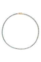 ROXANNE ASSOULIN Rally Cubic Zirconia Tennis Necklace in Blue at Nordstrom