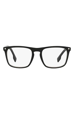 burberry Bolton 56mm Square Optical Glasses in Black at Nordstrom