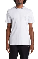 Original Penguin Slim Fit Logo Graphic Cotton Interlock T-Shirt in Bright White at Nordstrom, Size X-Large