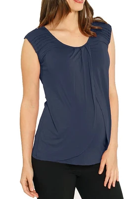 Angel Maternity Nursing Top in Blue at Nordstrom, Size 3X-Large