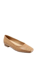 Trotters Honor Flat Bone Leather at Nordstrom,