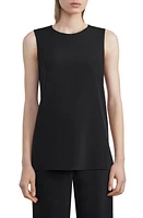 Lafayette 148 New York Adela Sleeveless Stretch Silk Blouse at Nordstrom,