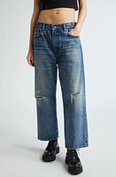 R13 Distressed Ex Boyfriend Jeans Dawson Blue at Nordstrom,