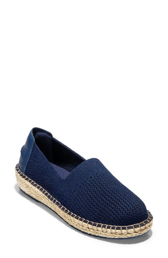 Cole Haan Cloudfeel Stitchlite Espadrille Marine Blue Fabric at Nordstrom,