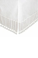 CRANE BABY Tassel Trim Crib Skirt in White at Nordstrom