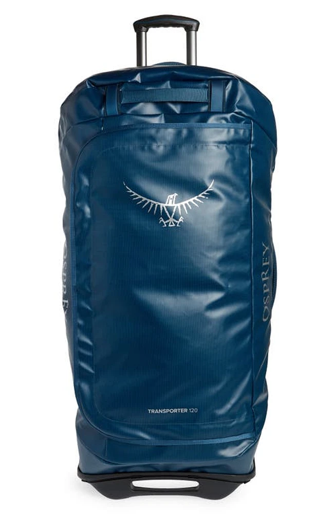 Osprey Transporter 120-Liter Wheeled Duffle Bag in Venturi Blue at Nordstrom