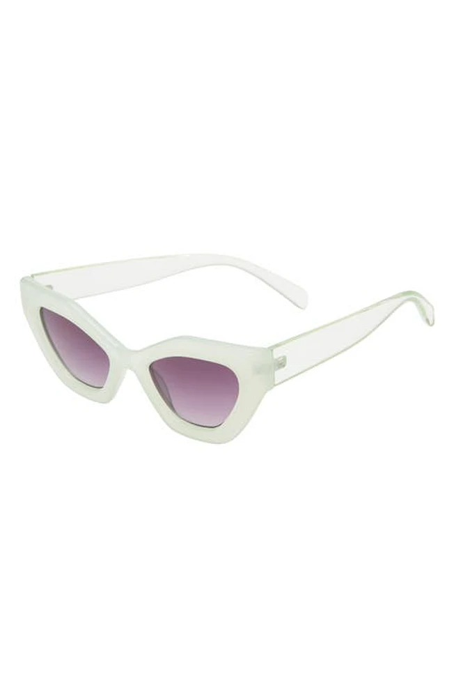 BP. 53mm Cat Eye Sunglasses in Milky Mint Green at Nordstrom