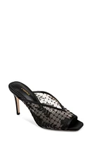 L'AGENCE Amelie Lace Peep Toe Pump Black at Nordstrom,