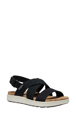 KEEN Elle Slingback Sandal Black/Birch at Nordstrom,