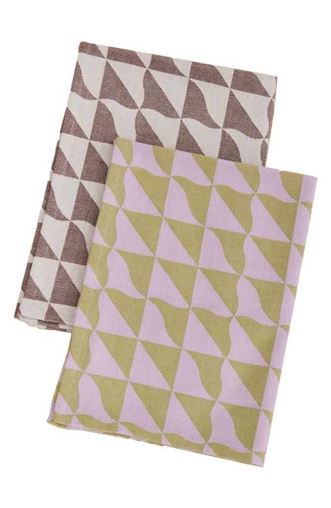 Dusen Dusen Set of 2 Dish Towels in Sail at Nordstrom