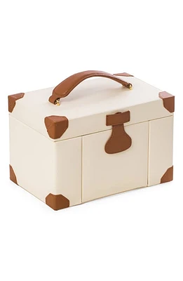 Bey-Berk Leather Jewelry Box in Ivory at Nordstrom