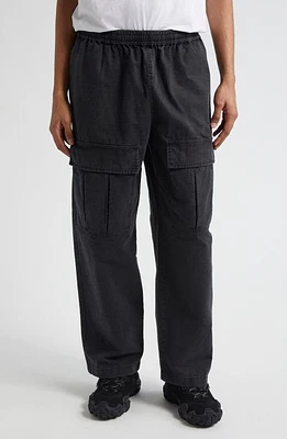 Acne Studios Organic Cotton Ripstop Cargo Pants Black at Nordstrom, Us