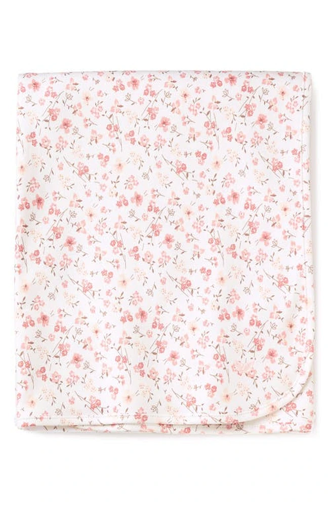 Petite Plume Pima Cotton Baby Blanket in Dorset Floral at Nordstrom