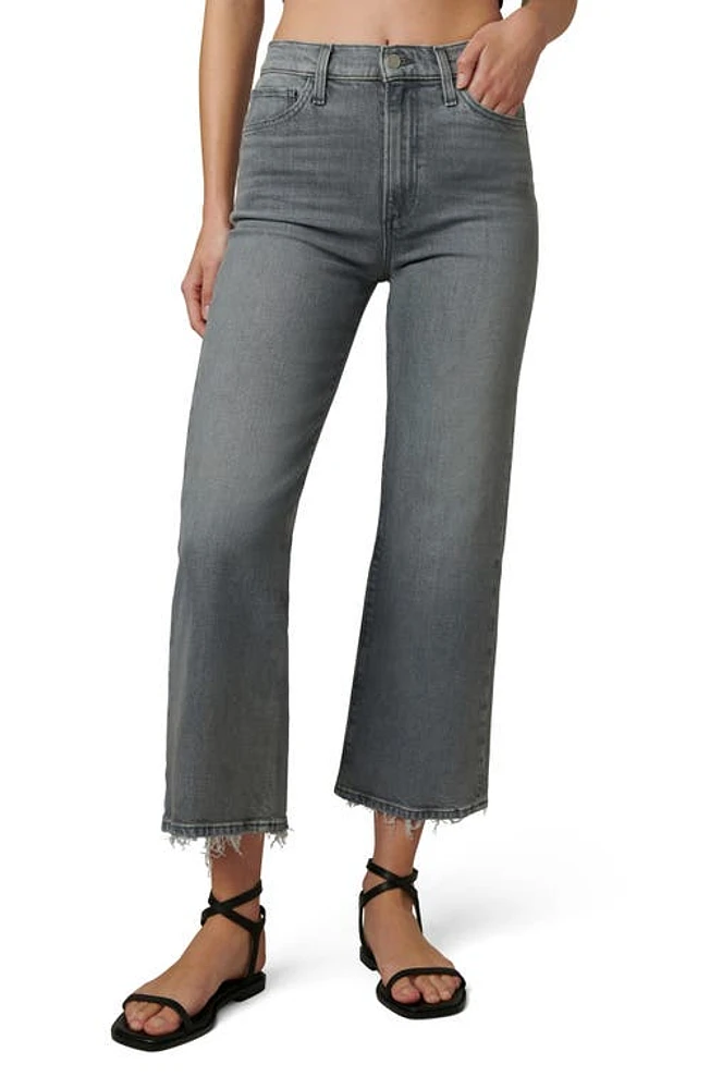 Joe's The Blake High Waist Fray Hem Crop Wide Leg Jeans Light Hearted at Nordstrom,