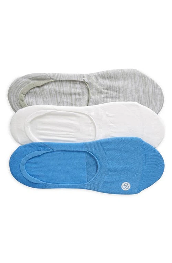 zella Assorted 3-Pack No-Show Sneaker Socks at Nordstrom,