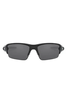 Oakley 61mm Prizm Polarized Retangular Sunglasses in Black at Nordstrom