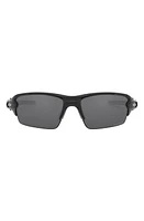 Oakley 61mm Prizm Polarized Retangular Sunglasses in Black at Nordstrom