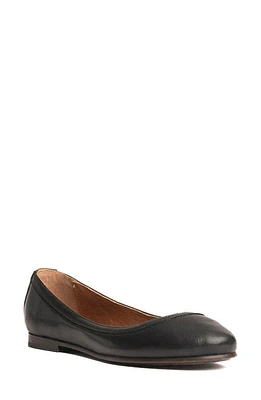 Frye Carson Ballet Flat Black Cabra Veg at Nordstrom,