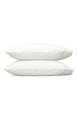 Matouk Lowell 600 Thread Count Set of 2 Pillowcases in Bone/Bone at Nordstrom