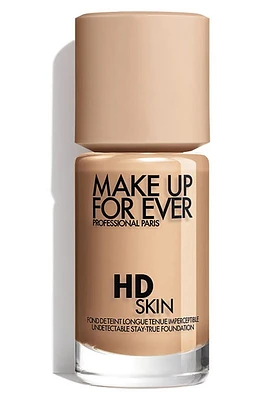 Make Up For Ever HD Skin Waterproof Natural Matte Foundation in 2N22 at Nordstrom, Size 1.01 Oz