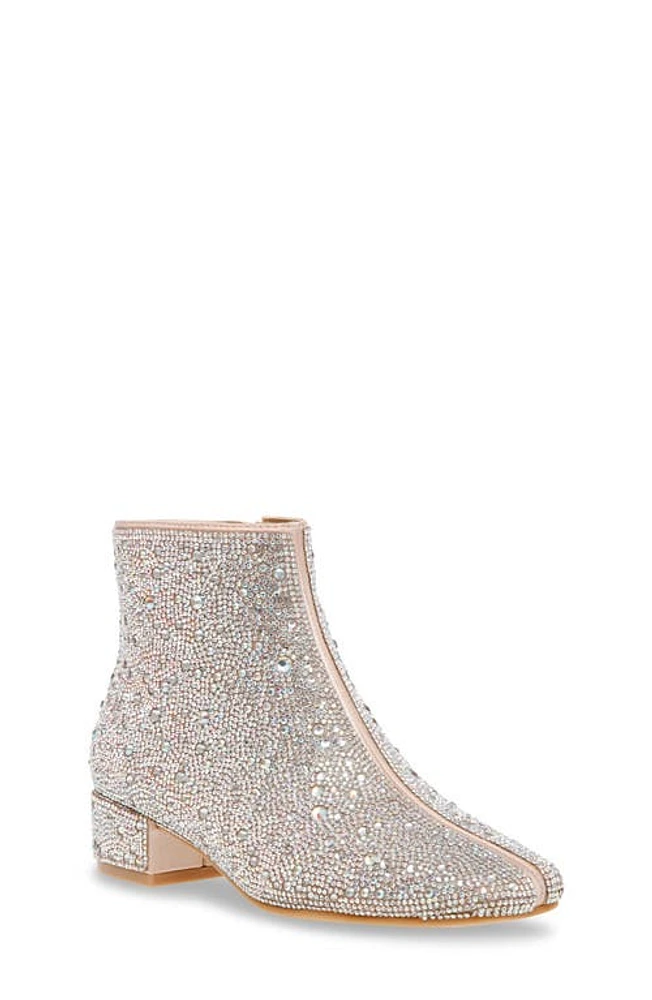 Betsey Johnson Kids' Cady Sparkle Bootie Silver at Nordstrom, M