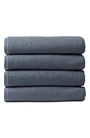 Coyuchi Set of 4 Air Weight Organic Cotton Towels in French Blue at Nordstrom, Size Bath Towel