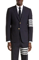 Thom Browne 4 Bar Mélange Wool Sport Coat at