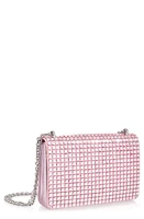 Judith Leiber Cricket Squares Crystal Embellished Clutch in Silver Light Rose at Nordstrom