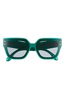 Isabel Marant 65mm Oversize Square Sunglasses in Pearld Green/Grey at Nordstrom