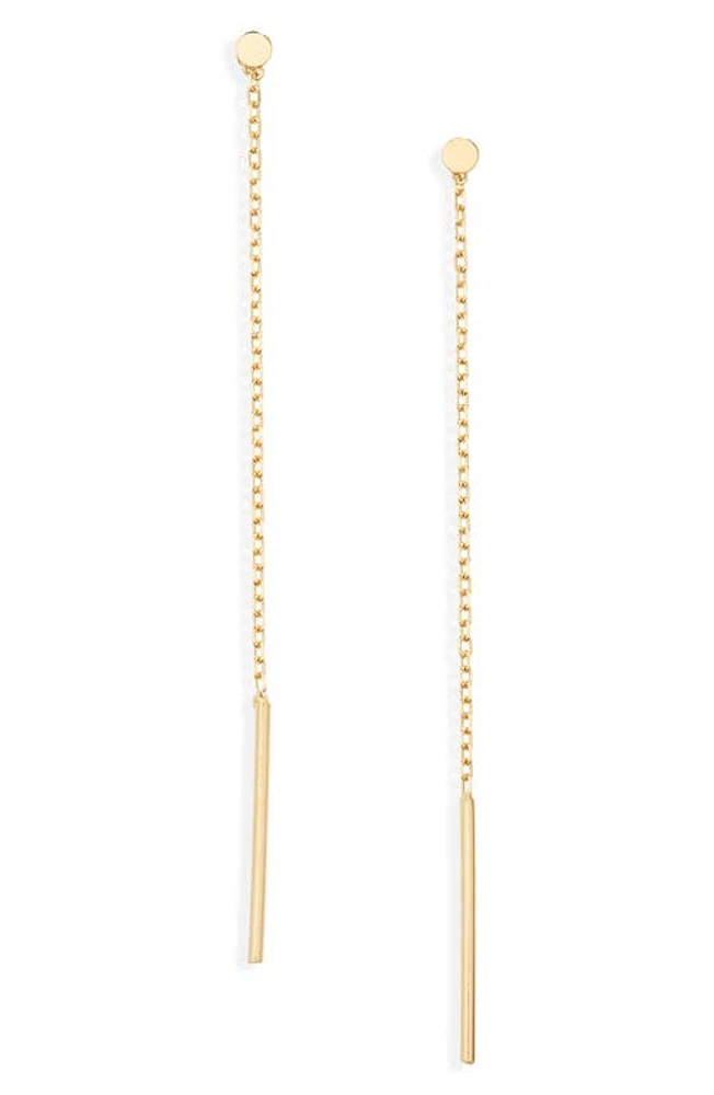 Bony Levy 14K Gold Chain Drop Earrings in 14K Yellow Gold at Nordstrom