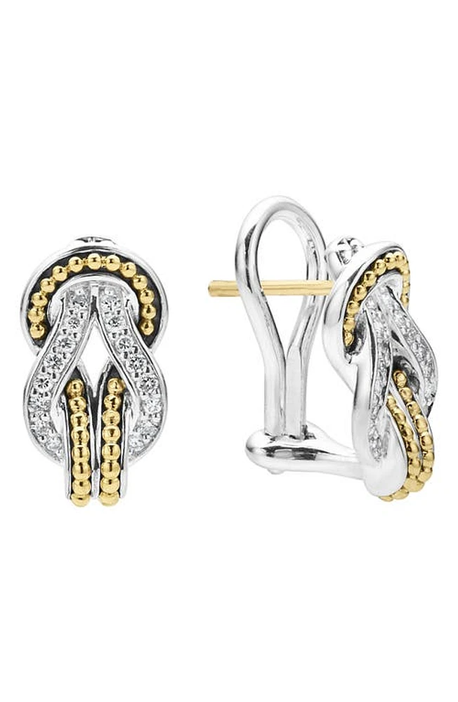 LAGOS Newport Stud Earrings in Diamond at Nordstrom