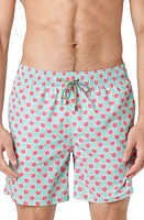 Bugatchi Cosmo Swim Trunks Seafoam at Nordstrom,