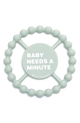 Bella Tunno Baby Needs a Minute Teether in Blue at Nordstrom