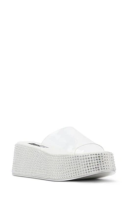 Jessica Rich by Steve Madden Stardust Platform Slide Sandal at Nordstrom,