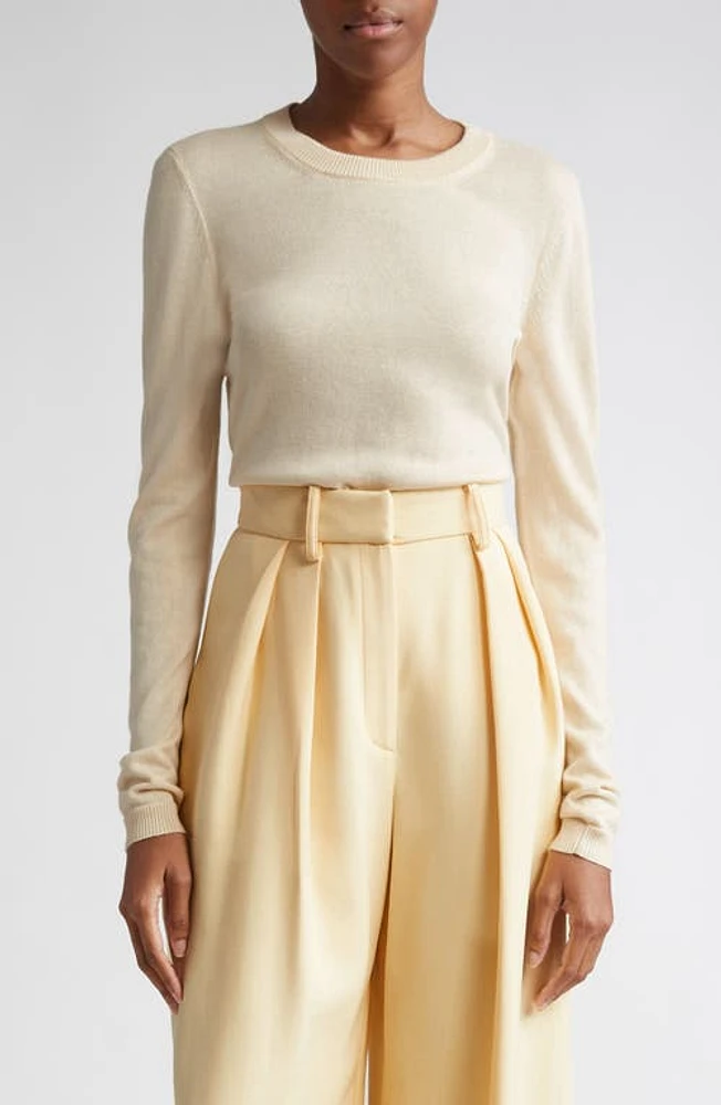 Brandon Maxwell Eleanor Silk & Cashmere Sweater at Nordstrom,