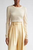 Brandon Maxwell Eleanor Silk & Cashmere Sweater at Nordstrom,