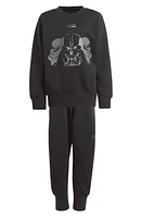 adidas x Star Wars Kids' Z. N.E. Sweatshirt & Joggers Set in Black at Nordstrom