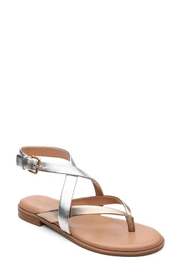 Sanctuary Scenic Ankle Strap Sandal in Beige/Bronze at Nordstrom, Size 8