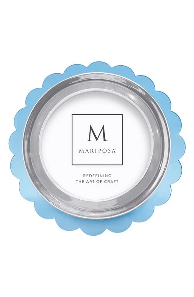 Mariposa Acrylic Scallop Round Picture Frame in at Nordstrom