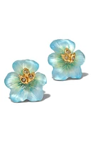 Alexis Bittar Pansy Lucite Flower Stud Earrings in Lake Pansy at Nordstrom