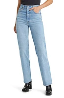 levi's Ribcage High Waist Straight Leg Jeans Samba Tango Light at Nordstrom, 32