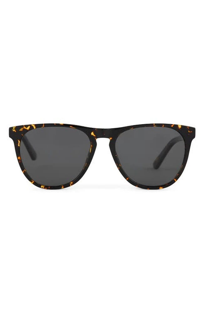 DIFF Darren 55mm Polarized Round Sunglasses in Brown Multi at Nordstrom