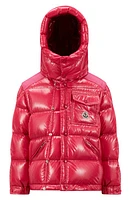 Moncler Kids' Karakorum Ripstop Enfant Down Convertible Jacket Bright Pink at Nordstrom,