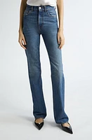 Coperni High Waist Straight Leg Jeans Blue at Nordstrom,