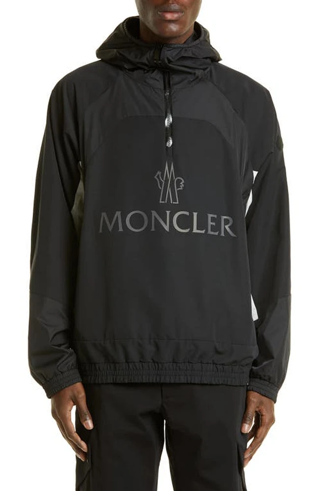 Moncler Mattres Recycled Polyester Anorak in Black at Nordstrom, Size 4