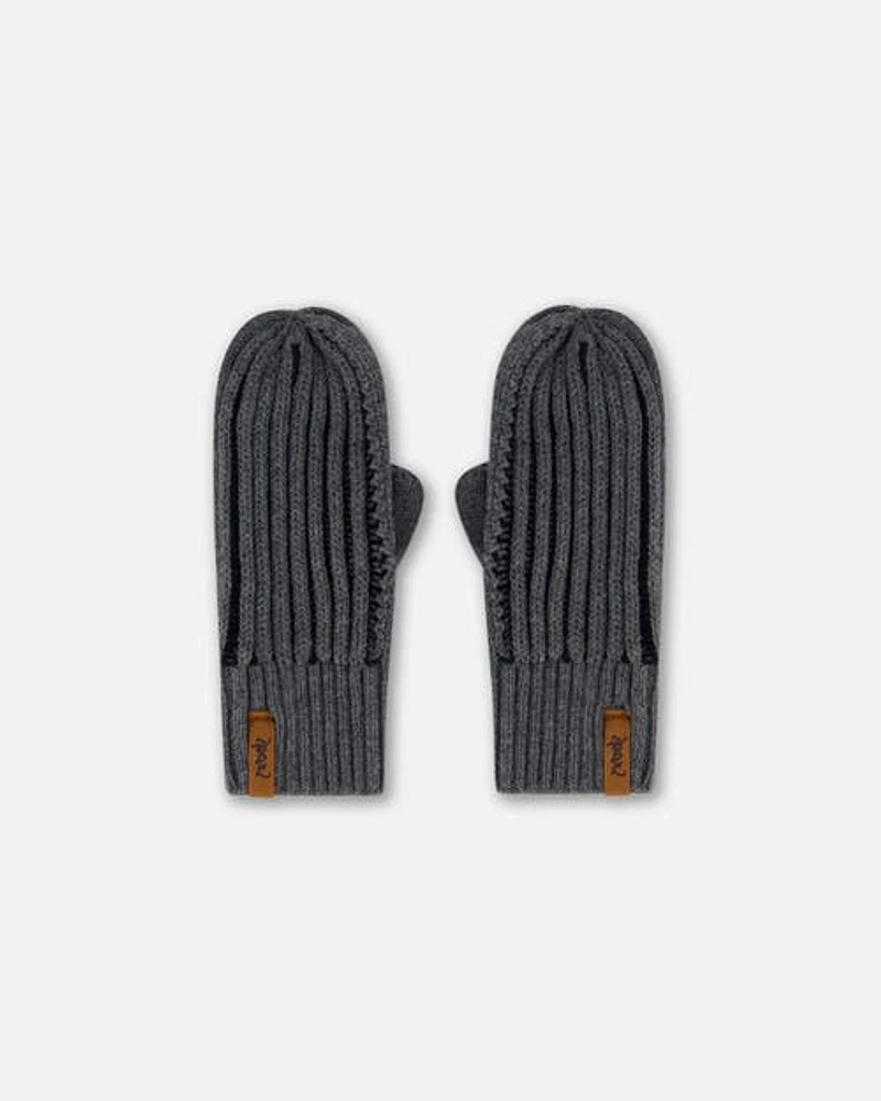 Deux Par Deux Unisex Knit Mittens at Nordstrom